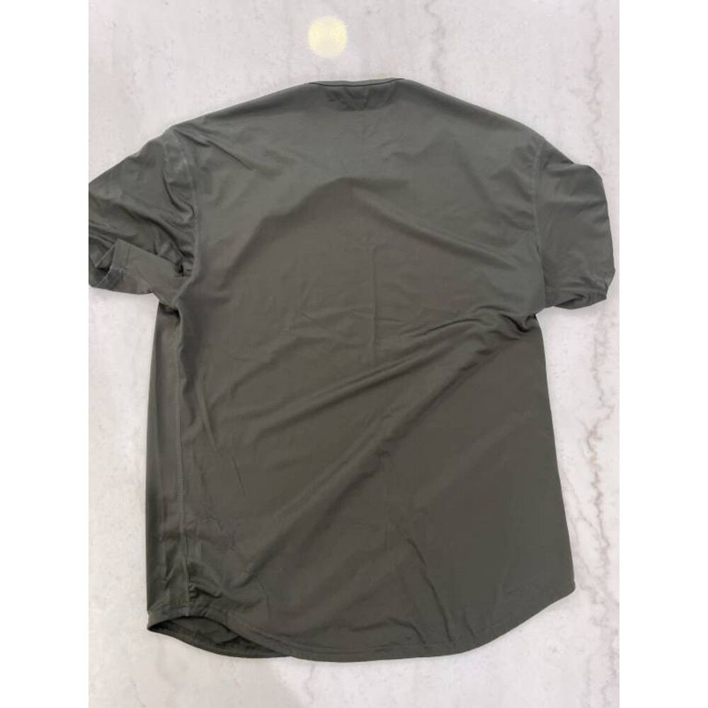 BYLT Premium Basics Men's XL Olive Drop-Cut Performance Tee Shirt